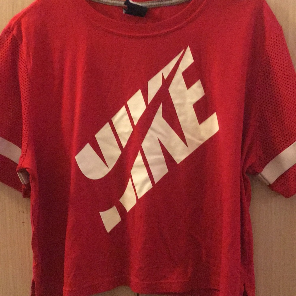 Nike shirt above the waist